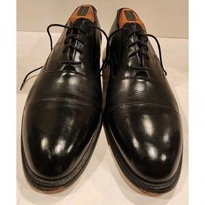 Cole Haan Bench Made England Vintage Cap Toe Oxford Black Size 9.5 M Dress Shoes